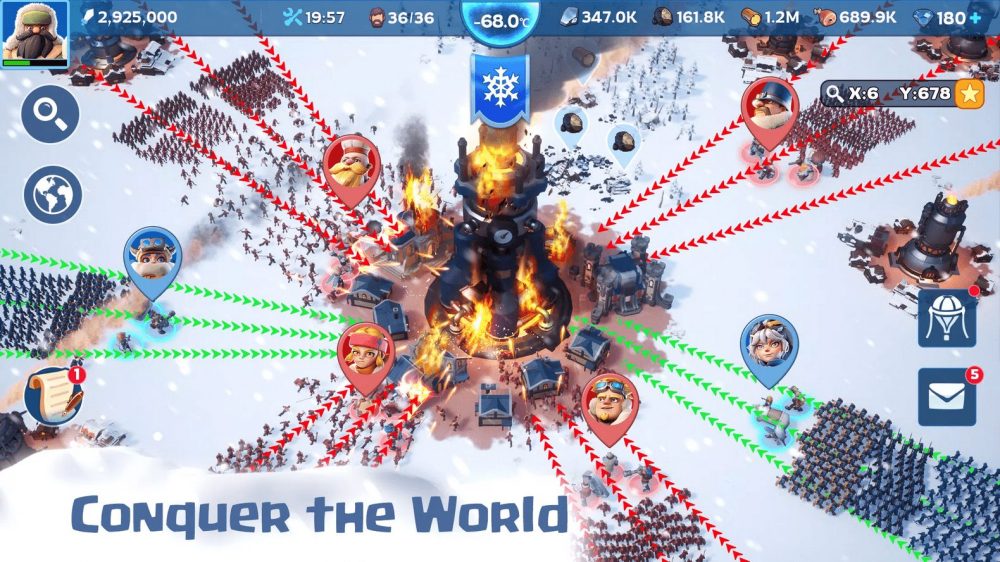 Whiteout Survival được ưa chuộng ở nhiều thị trường khác nhau.