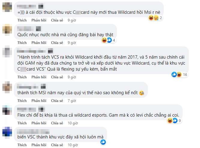 Hàng loạt bình luận nhắc đến giải đấu MSI 2023 - nơi mà GAM nhận lấy thất bại đầy cay đắng.