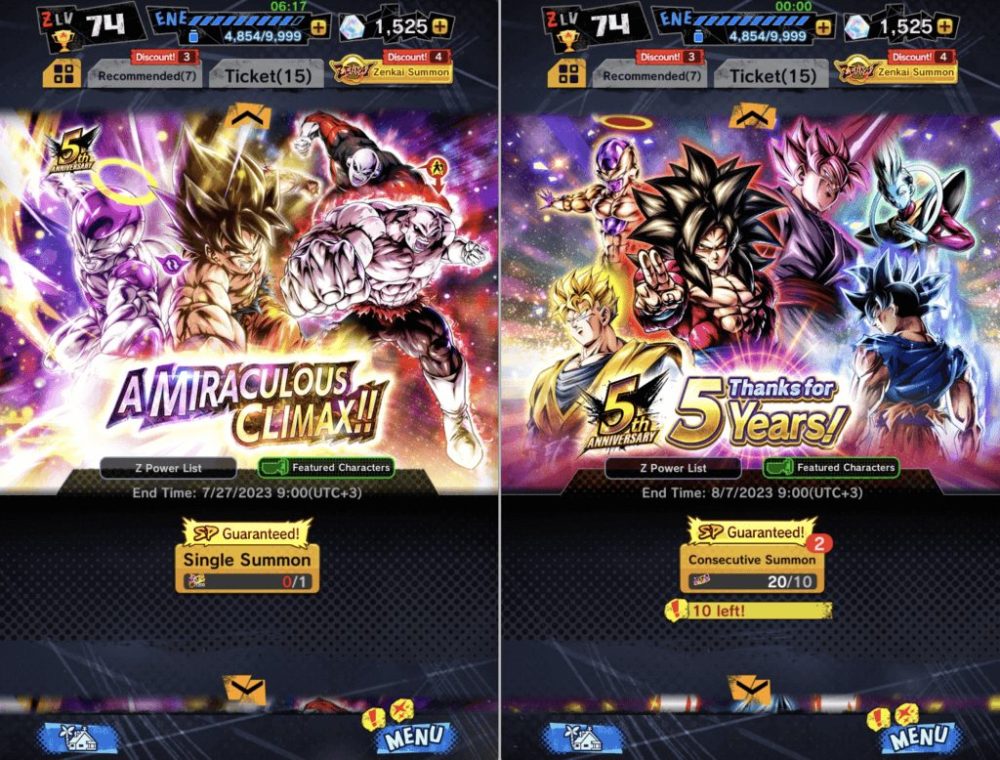 Dragon Ball Legends đạt thành tích cao trong tháng qua.