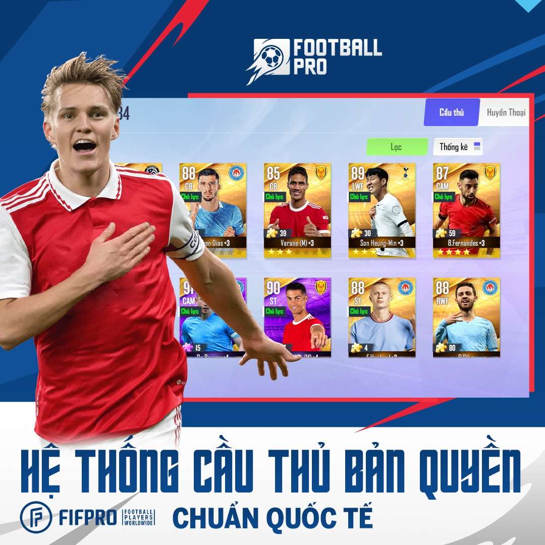 Football Pro VTC có tính chiến thuật cao.