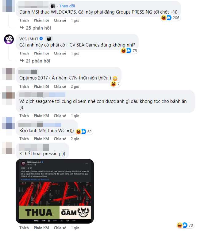 Dù có nhiều bình luận khen ngợi, nhưng có rất nhiều bình luận chê bai GAM khi đi "flex".