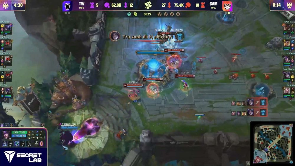 gam-game-2-1690726123-27 LMHT: GAM đánh gục TW với kết quả 2-0 để trở lại với vị trí top 1 Vòng Bảng VCS gam game 2 1690726123 27