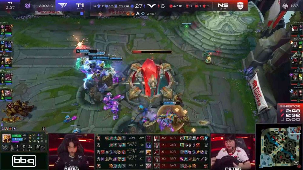 T1 đánh bại NS với kết quả 2-0, giành lấy chiến thắng đầu tiên từ ngày Faker chấn thương game 2 t1 1689327512 46