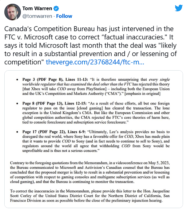 Canada cũng lên tiếng phản đối việc mua lại Activision Blizzard của Microsoft game4v microsoft 4 1688283383 69