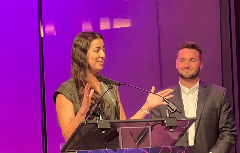 Carolina Giuga và David Tedesco nhận giải thưởng lãnh đạo tại Games for Change.