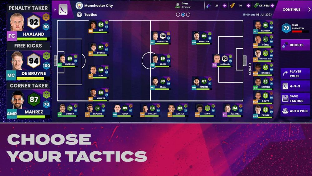 Bạn có thể sở hữu nhiều danh thủ hàng đầu thế giới hiện nay trong đội hình của mình.