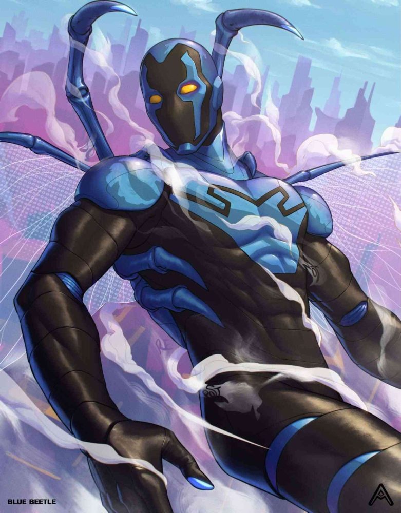 Thắng làm vua thua đổ thừa, Warner Bros cho rằng doanh thu thảm hại của Blue Beetle là do ‘bão’ blue beetle 02 game4v 1693053330 33 e1693053467987