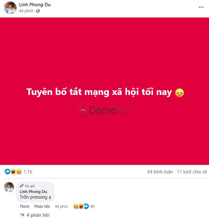 Nữ MC Remind cũng "tắt mạng xã hội" để "trốn pressing".