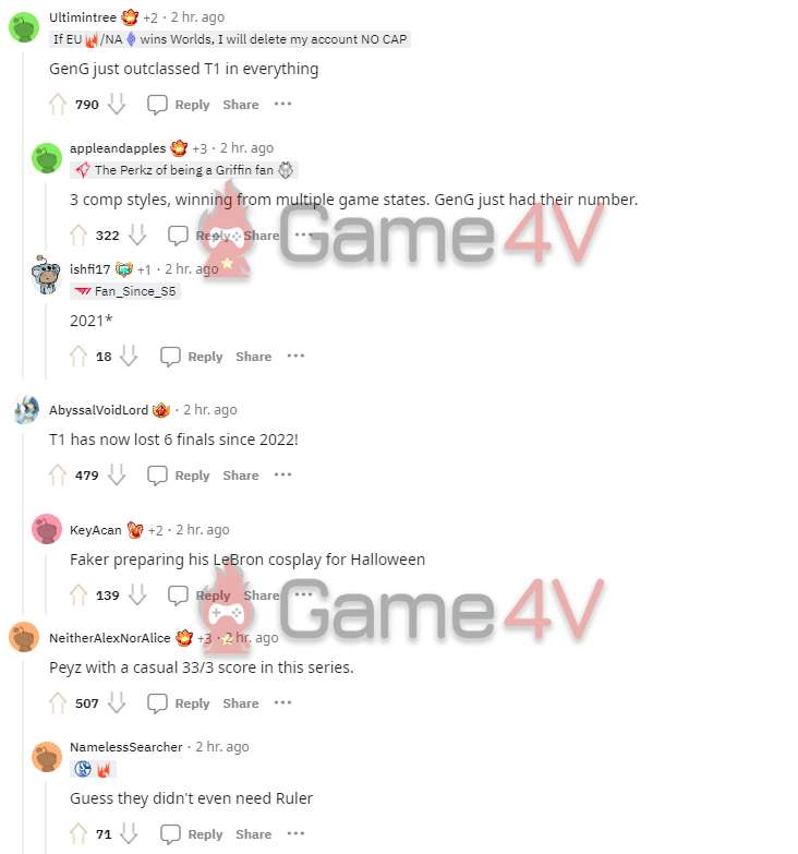 Nhiều bình luận ca ngợi GEN cũng như xạ thủ Peyz.