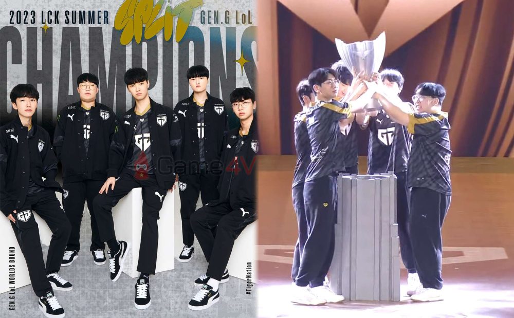 Nhà vô địch LCK Mùa Hè 2023 gọi tên GEN.