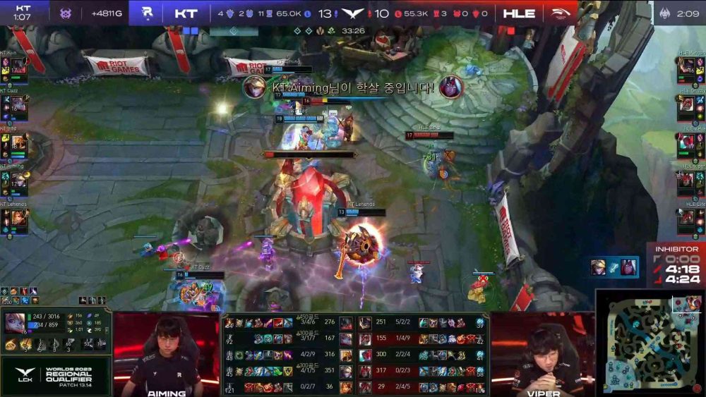 KT kết thúc ván 4 với một chênh lệch khổng lồ trước HLE.