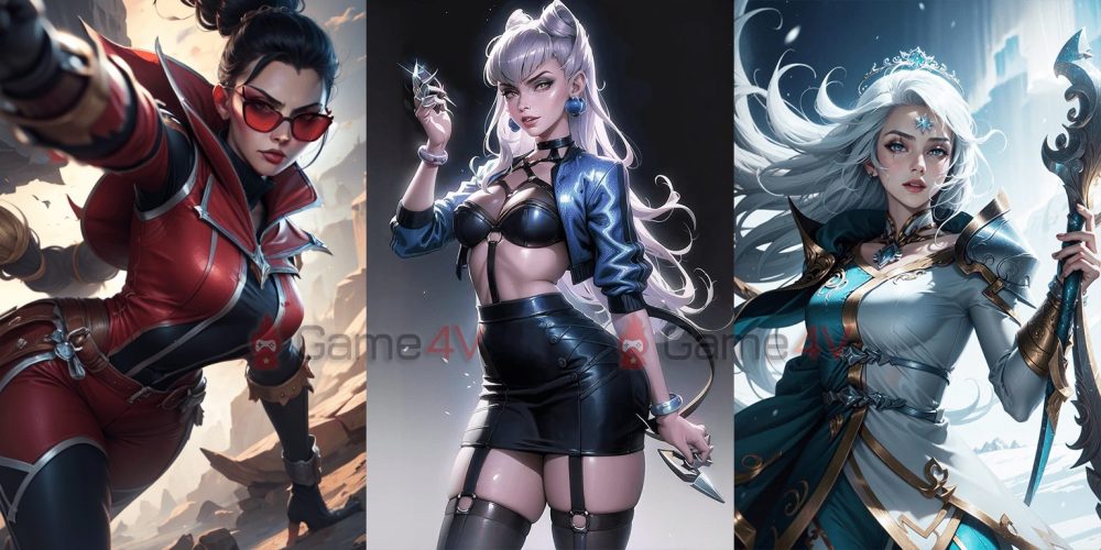 Vayne, Evelynn và Diana.
