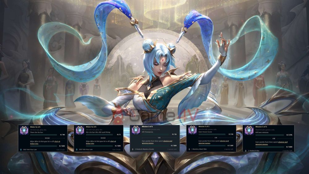 Sự kiện Tiên Hiệp 2023 có tổng cộng 5 nhiệm vụ.