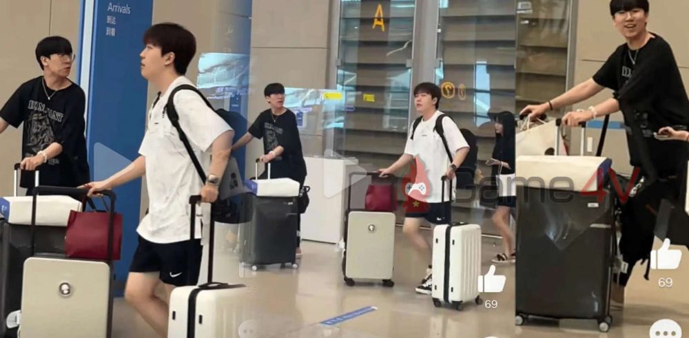 Hình ảnh tại sân bay của Ruler được fan chụp được và chia sẻ trên các diễn đàn LMHT.