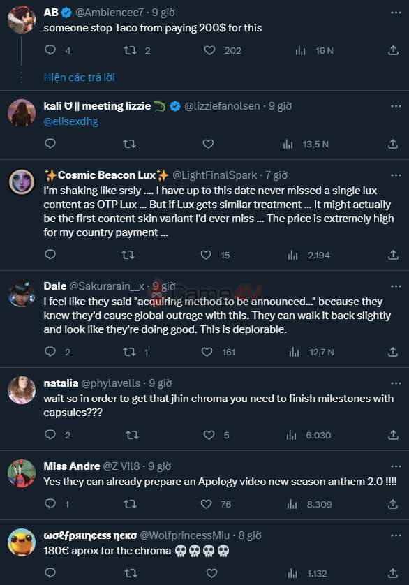 Tại nước ngoài, 30 Hộp Vũ Trụ có giá từ 180 EUR đến 200 USD.