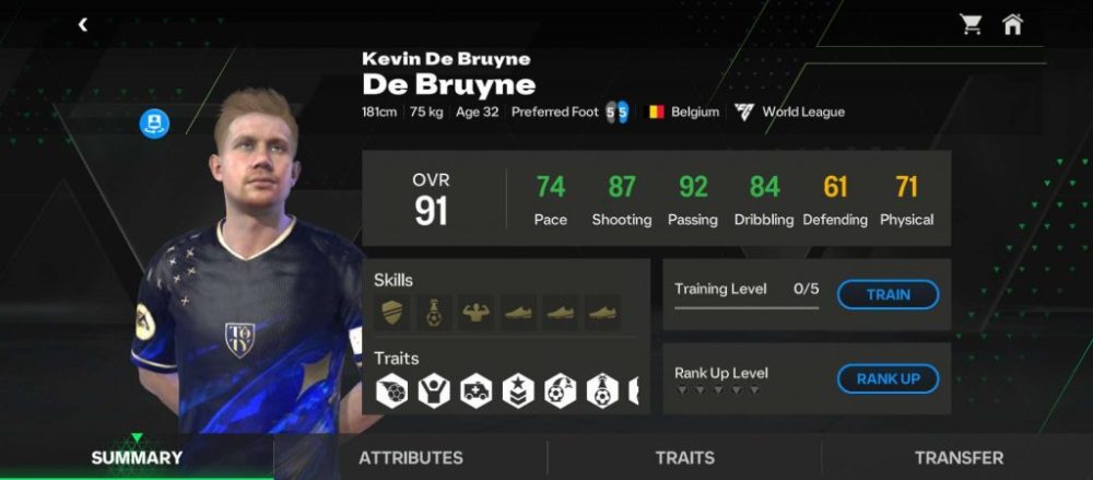 Tạo hình cầu thủ trong .