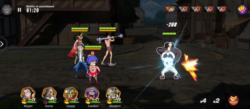 Nhân vật sử dụng kĩ năng trong One Piece: New World.