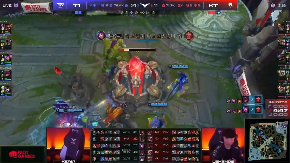 T1 giành chiến thắng sau 41 phút thi đấu tại ván 5.