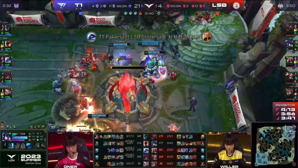 T1 giành chiến thắng tương đối áp đảo trong ván 3.