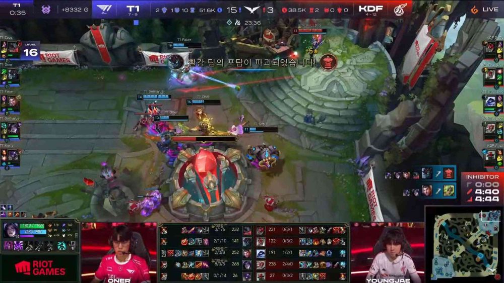 T1 ‘gặt nhẹ’ KDF 2-0 trong ngày Faker trở lại LCK Mùa Hè 2023 t1 kdf 1690969889 60