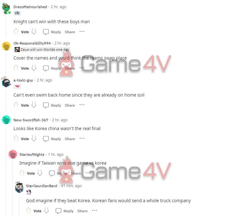 Cộng đồng LMHT "cà khịa" Trung Quốc sau khi để thua áp đảo ở ván 1.