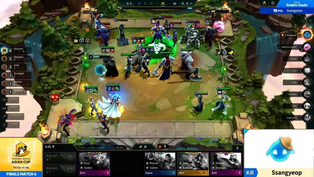 Round đấu cuối cùng của Asia Cup là màn đối đầu giữa Ssang Yeop và KND Succulento.