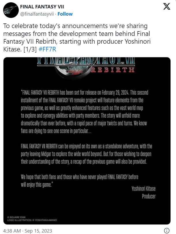 Final Fantasy 7 Rebirth sẽ đem tới gần 100 giờ phiêu lưu và nội dung mới game4v final fantasy 7 rebirth 2 1694786229 81