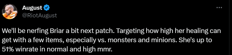 LMHT: Chưa kịp quẩy, Briar chuẩn bị nhận đợt nerf thảm ở 13.19 hc3acnh e1baa3nh 2023 09 23 101826064 1695439106 39