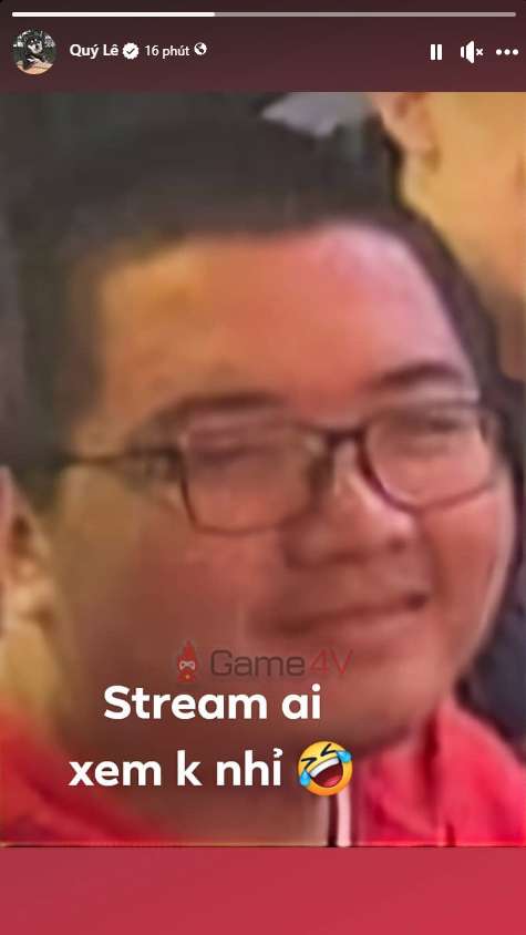 Cựu tuyển thủ của SBTC Esports - Dia1 chia sẻ dòng chữ kèm biểu tượng mặt cười.