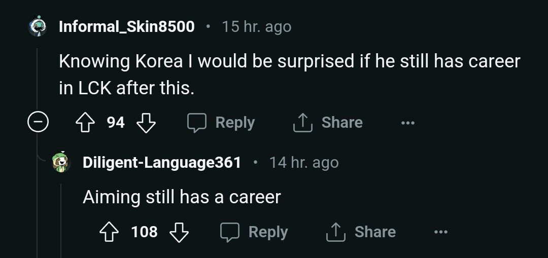 Một số fan phương Tây còn coi Aiming như một "meme" để nói về những drama tương tự.