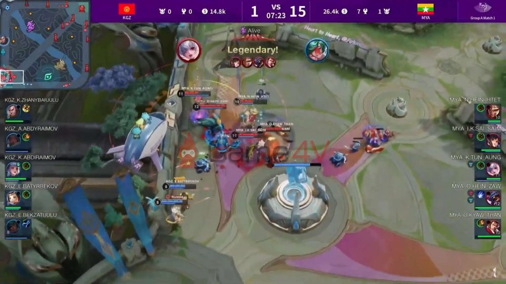 Đại diện MYA có cho mình chiến thắng đầu tiên của Arena of Valor tại Asian Games 2022.