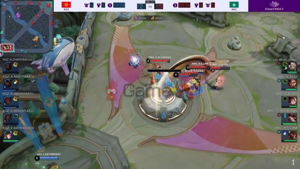 MAC thắng 1-0 trước KGZ.