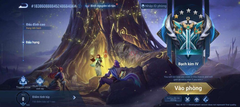 Cái tên "Bình nguyên vô tận" xuất hiện trong phiên bản tiếng Việt của Vương Giả Vinh Diệu (nguồn ảnh: Internet).