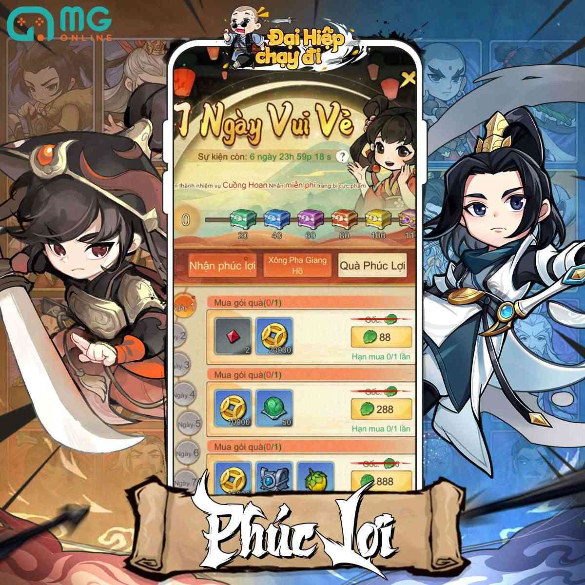 3-1697081681-73 Nhà phát hành MGOL dành nhiều ưu đãi cho người chơi nhân dịp Đại Hiệp Chạy Đi chính thức ra mắt 3 1697081681 73