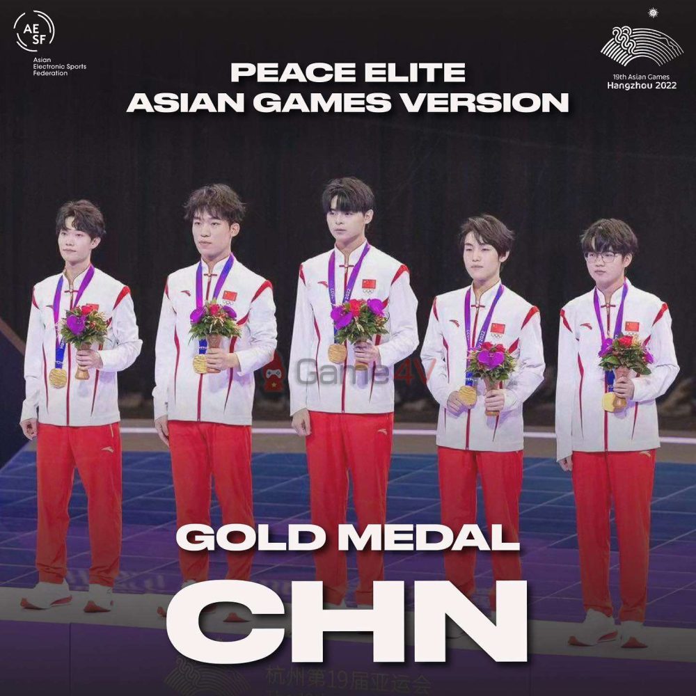 Trung Quốc lên ngôi vô địch Peacekeeper Elite (PUBG Mobile bản Asian Games).