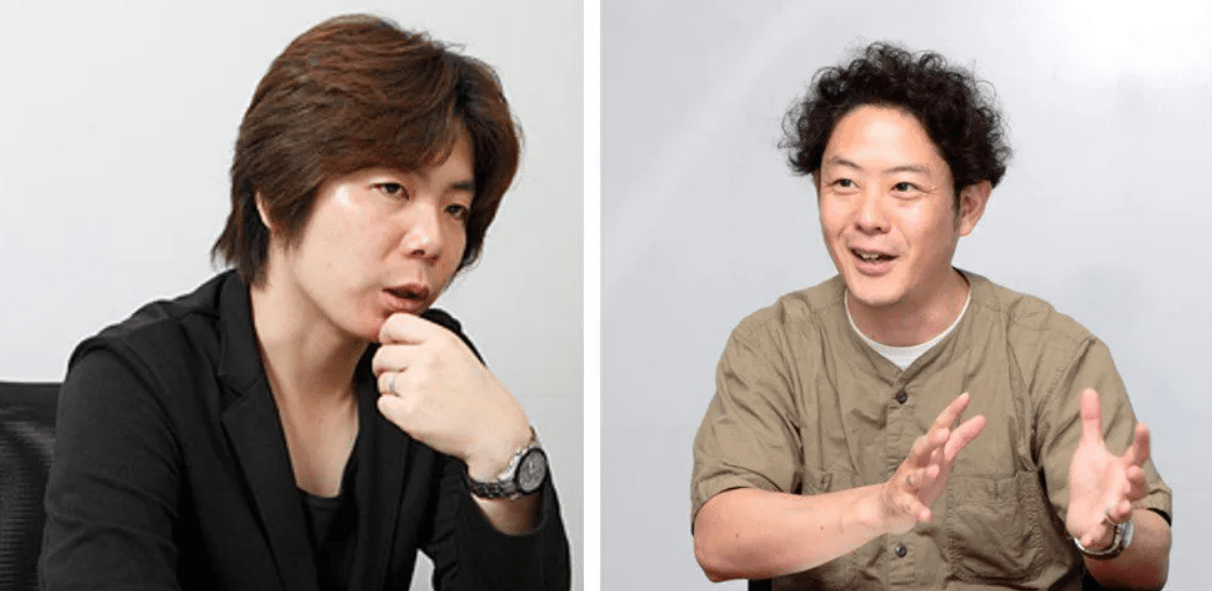 Hai chuyên gia của Capcom nói về kế hoạch làm game. Ảnh: Personality Database.