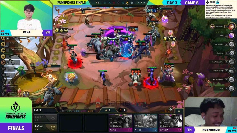 FoemanDD giành top 1 trong 2 trận liên tiếp và chính thức lên ngôi vô địch Runefights.