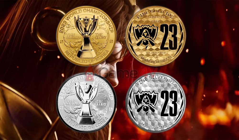 Những tấm huy chương đẹp mắt do công ty của chính phủ Hàn Quốc sản xuất.