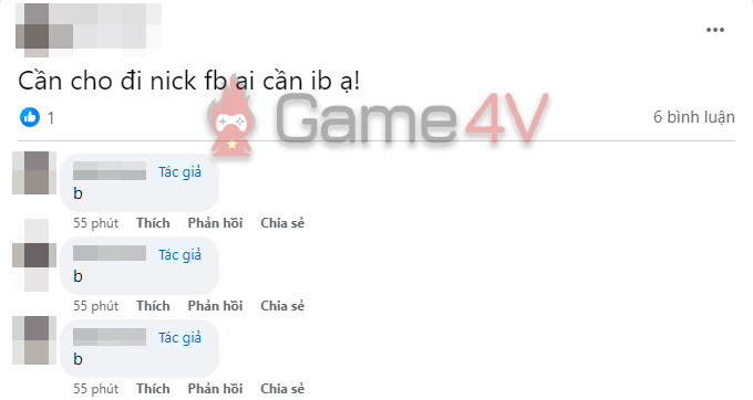 Cựu vương VCS thậm chí rao bán chính tài khoản Facebook cá nhân.