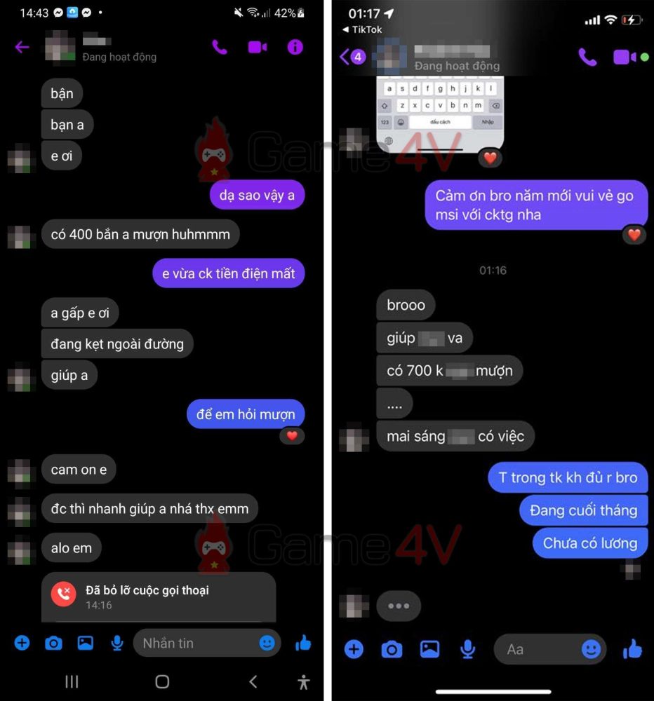 Nhiều fan chia sẻ hình ảnh tin nhắn cho thấy cựu tuyển thủ VCS đang đi vay nợ khắp nơi.