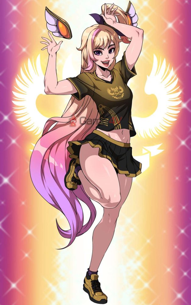 Hình ảnh Seraphine với bộ đồng phục GAM Esports.