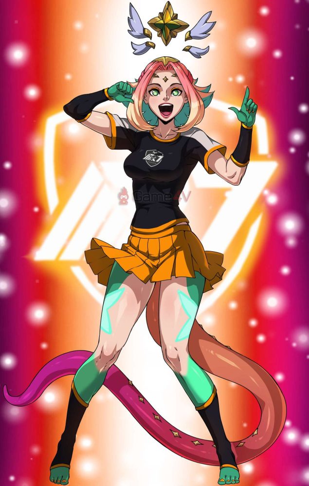 Neeko với chiếc áo in logo Movistar R7.