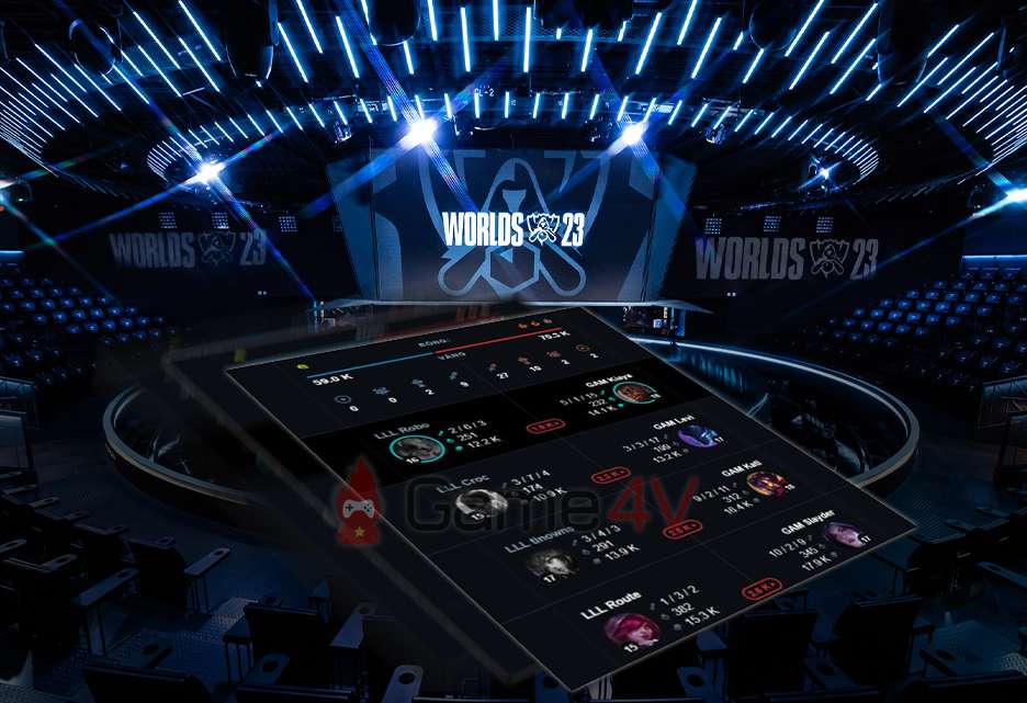 Người chơi LMHT có thể nắm bắt dễ dàng thông tin của tuyển thủ theo thời gian thực của trận đấu.