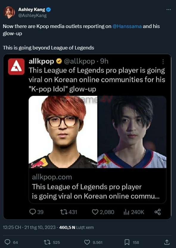 Nữ phóng viên tại LCK chia sẻ về "độ hot" của Hans Sama tại Hàn Quốc.