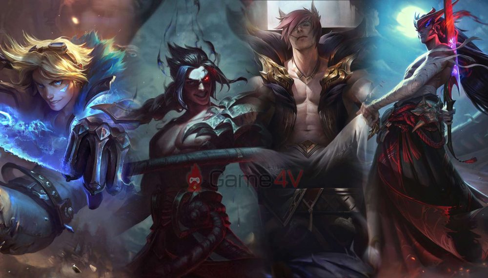 Ezreal, Kayn, Sett và Yone được tiết lộ là sẽ có tên trong nhóm nhạc nam mới của LMHT.