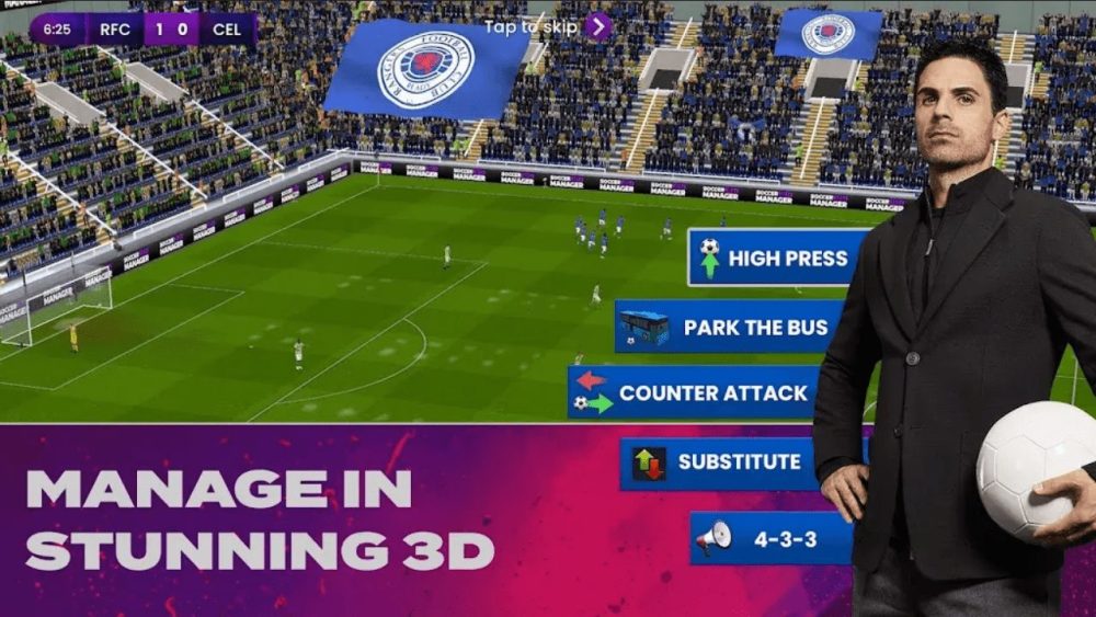 Soccer Manager 2024 có đa dạng chế độ chơi. Ảnh: liteapks.