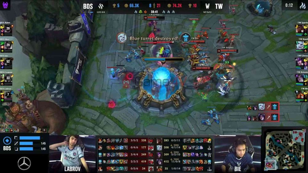 Team Whales đánh bại Team BDS ở ván 2, đem về ván thắng đầu tiên cho VCS ở CKTG 2023.