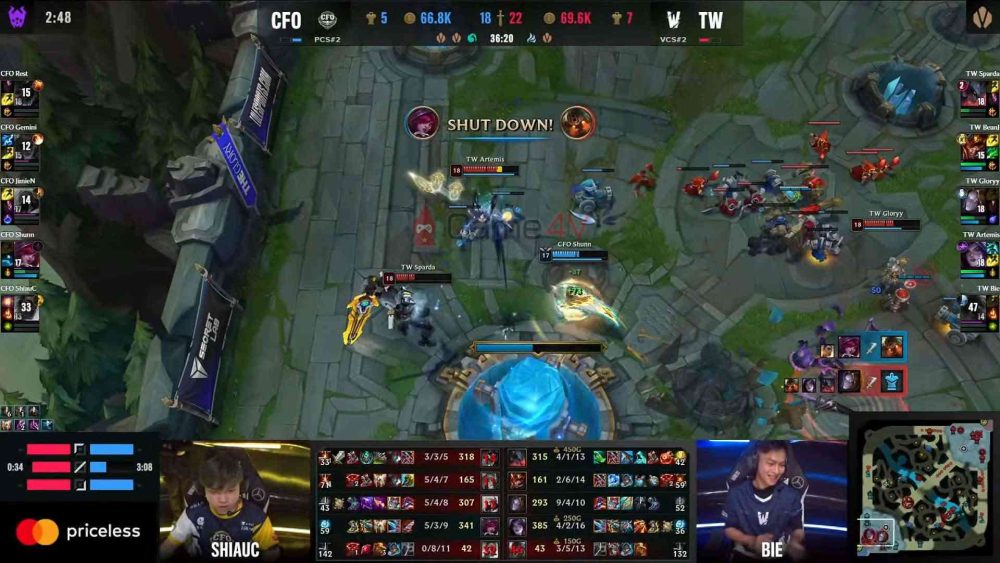 TW có cho mình chiến thắng đầy cảm xúc sau 37 phút thi đấu ở ván 3.