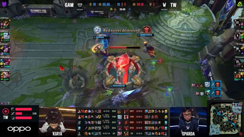 GAM giành chiến thắng quá bất ngờ ở ván 1.