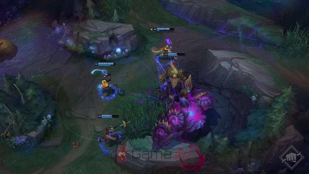 Một người chơi ăn Bùa Xanh nhưng bùa lợi lại chia cho cả 4 thành viên trong LMHT mùa giải 2024.